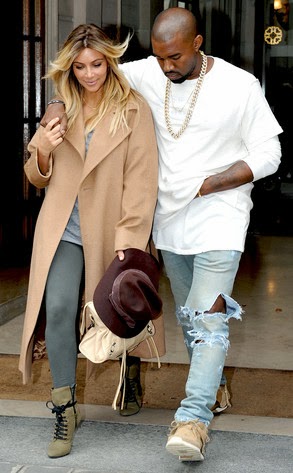 Kim Kardashian and Kanye West