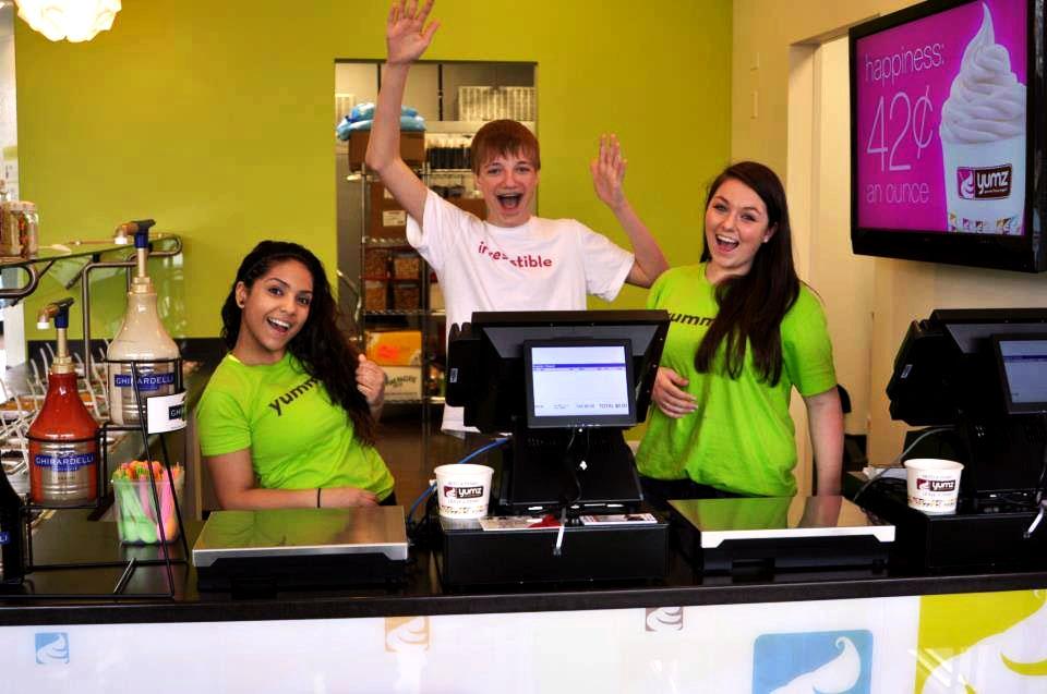Grant Dean and his fellow co-workers posed for a photo for the Yumz's Facebook page.  