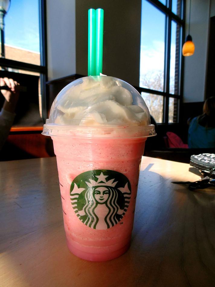 One item on the Starbucks secret menu is a Cotton Candy Frappuccino.