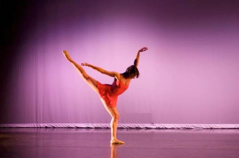 Haley Johnson performs ballet