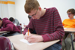 Karahalios shows great enthusiam in math; working with numbers and logic makes sense to Karahalios, and he looks forward to continue this subject in a career.
