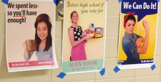 Posters have adorned the hallways walls for weeks in anticipation of Tuesdays election.
