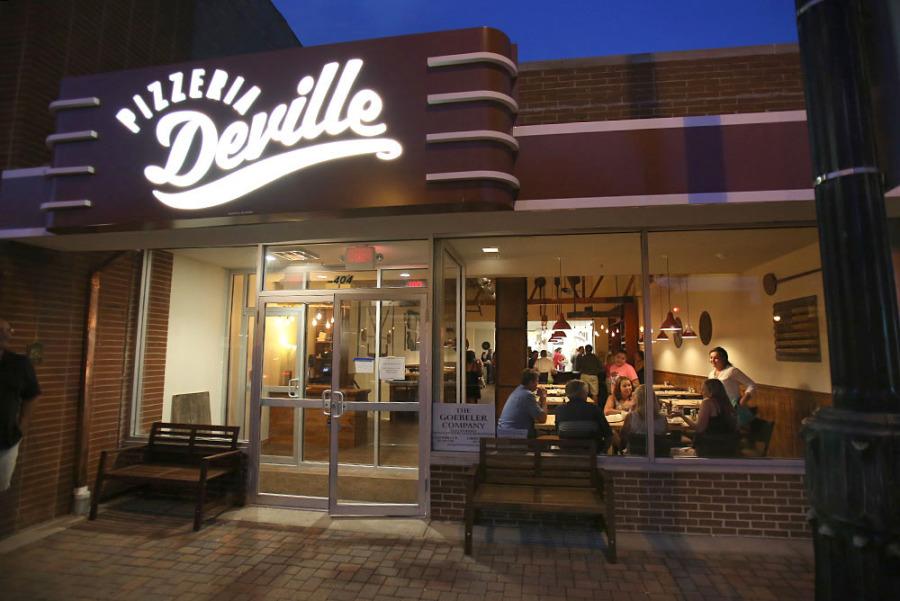 Grand opening of Pizzeria Deville