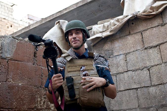 James Foley in Aleppo, Syria  in November 2012, the month he disappeared. 