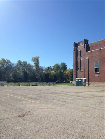 What looks like a lot of space for parking will soon be very limited.