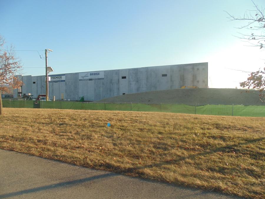 One of the two buildings that is being developed behind Culver's on Route 176.