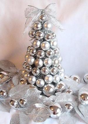 Ornament tree (inspired/photo by Thrifty Crafty Girl from Pintrest).
