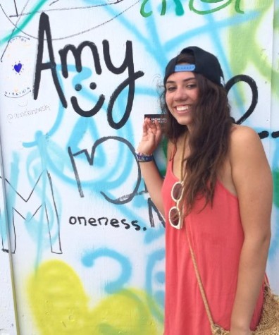 Collins embracing her alter-ego's name at the Bonnaroo Music Festival. Photo from Facebook