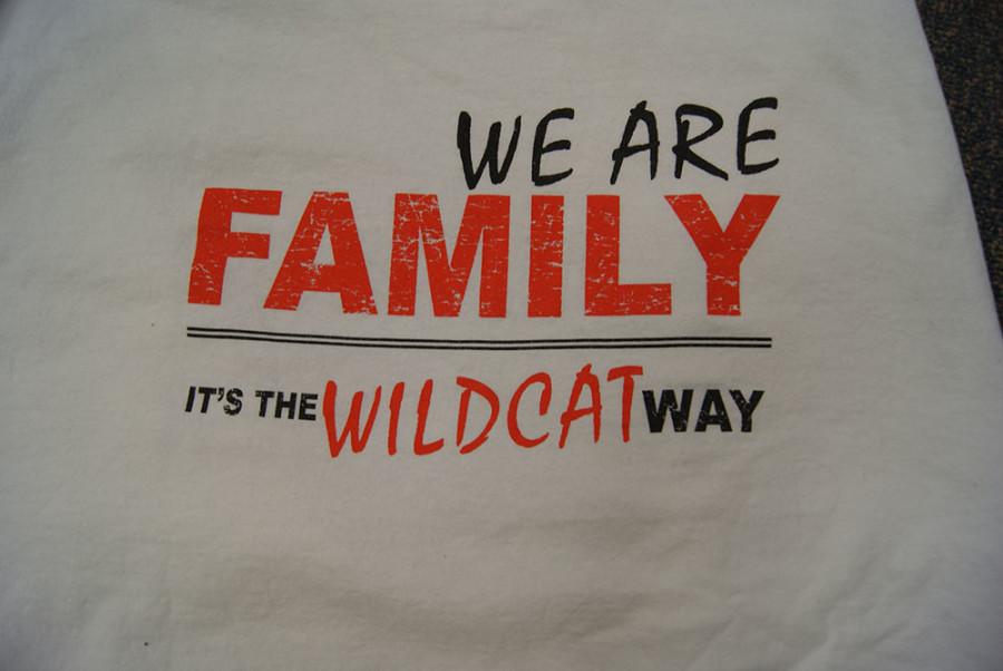 The backside of the Libertyville t-shirt represents the family atmosphere that has developed.
