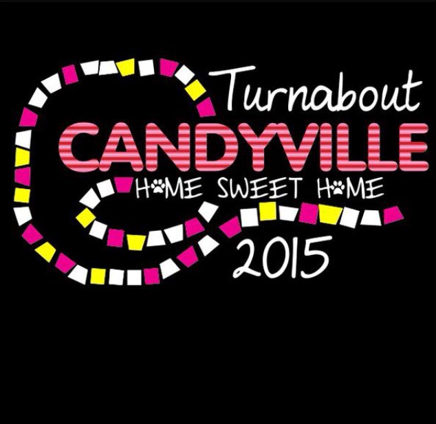 This year's Turnabout shirt mirrors the original Candyland board game. Contrary to last year, one style of  shirt will be available to purchase for all  classes. 