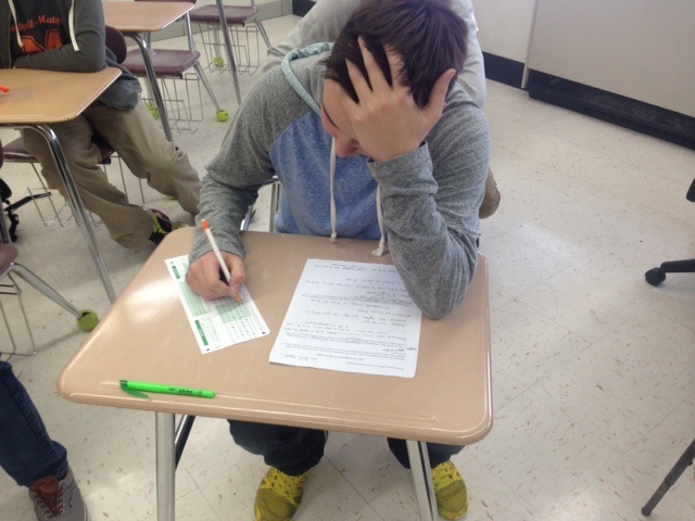 Too much testing causes a large amount of stress in high school students.