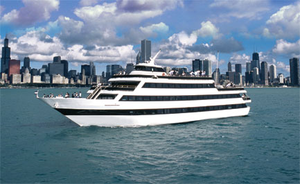 Prom 2015 will take place on this boat called the Spirit of Chicago. The boat will go up the skyline of Chicago and dock at Navy Pier.