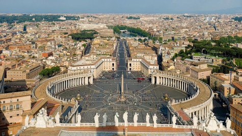 St. Peter's Square in Vatican City.