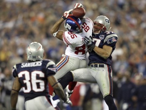 Former Giants WR David Tyree made history with the "Helmet Catch".