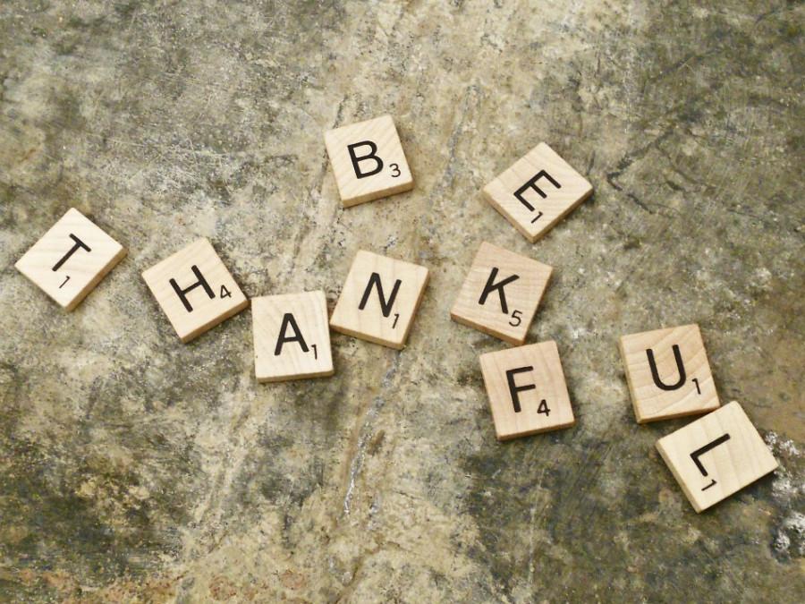 Students have many things to be thankful for such as friends, family, a good community, etc. 
