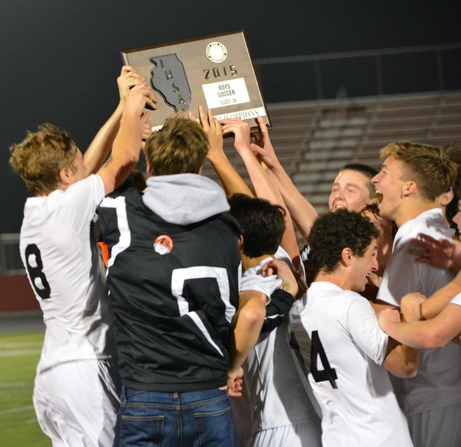 There was nothing but smiles on the Wildcats' faces after a 1-0 win against Evanston in the Supersectional match this past Tuesday.
