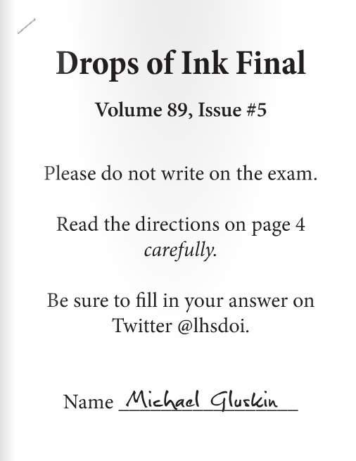 Check our the first ever online-only issue of Drops of Ink. Staff members wrote stories, took photos, and created page layouts as their first semester final exam assignments, culminating in this January issue.
