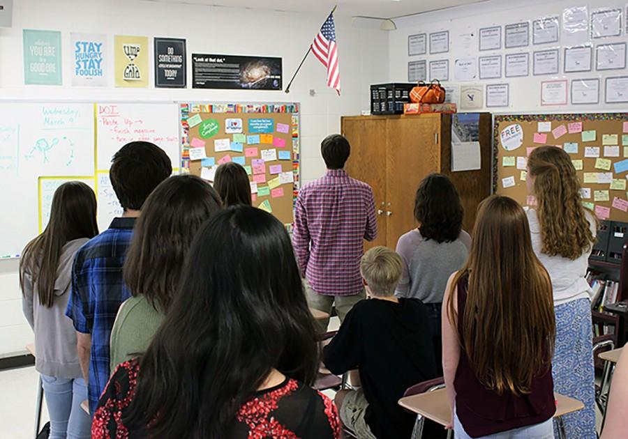 Contrary to popular belief, saying the pledge is not mandatory, although many students feel pressure from others to participate.