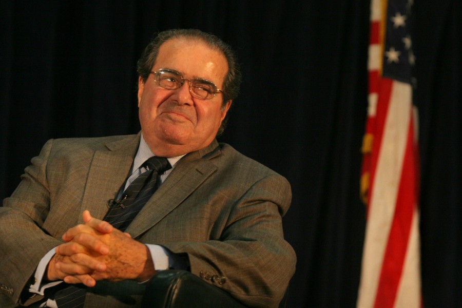 Supreme Court Justice Antonin Scalia at the University of California, Hastings in September 2010.