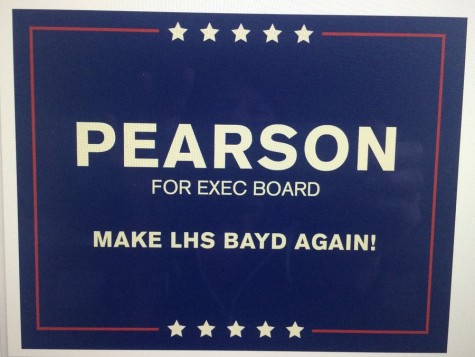 One of Pearson's campaign posters. Click to enlarge.