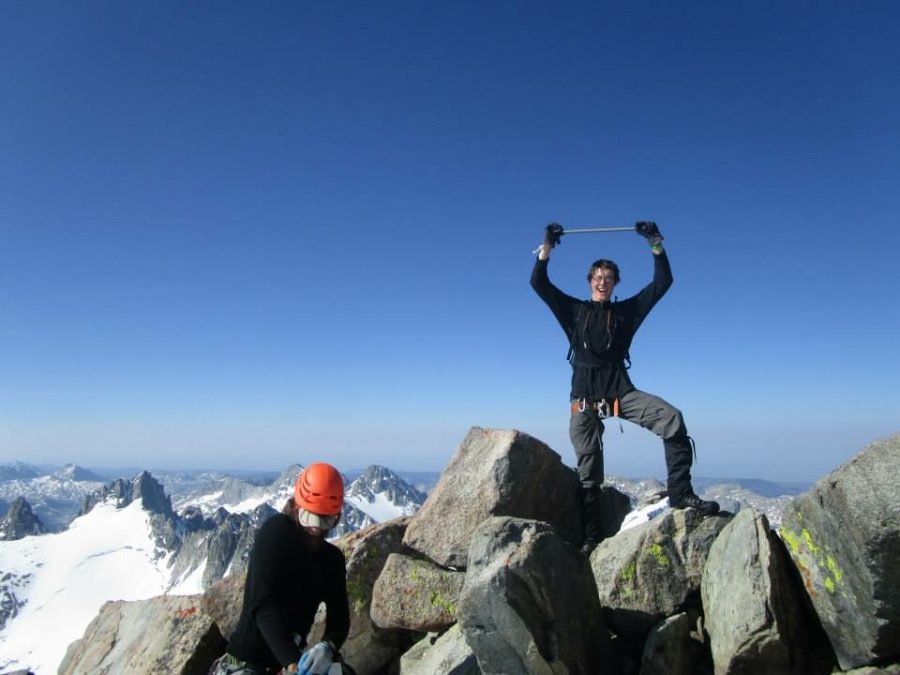 Over the summer, Foltz went on an excursion through the mountains.