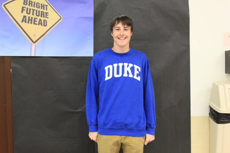 Cam Foltz has committed to Duke where he will pursue a career in astrophysics.