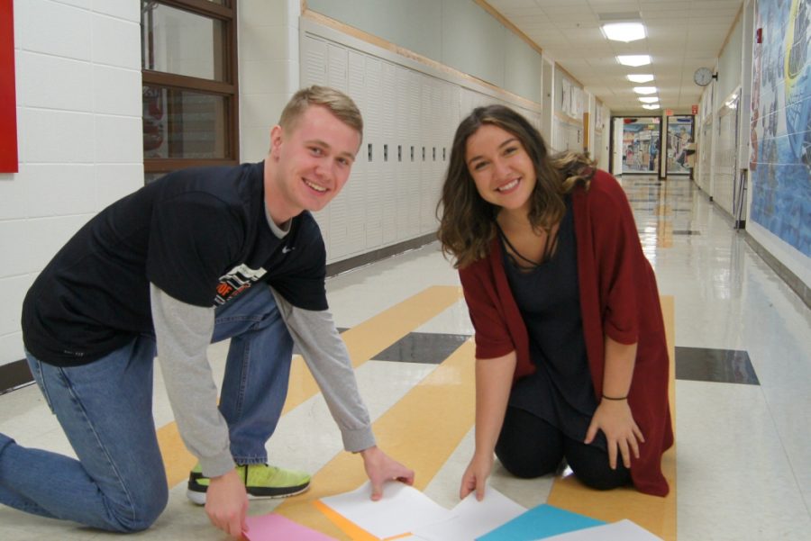 Christopher Haidvogel and Jenna El Ghatit won the citizenship award for their constant willingness to help people, such as picking up papers that fall in the hallway.
