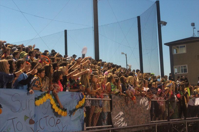 Libertyville high school's student section is in the running for being one of the top student sections in Illinois. 