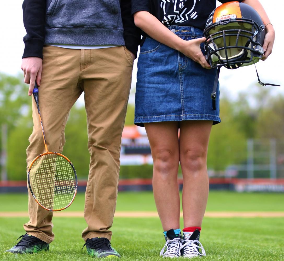 At LHS, Title IX permits girls to play football (traditionally a male-dominated sport) and does not permit boys to play badminton (there is only a girls team offered here). 