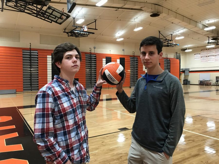Juniors Bryce Pinsel (right) and Edward Steenkolk (left) are members of this new club.