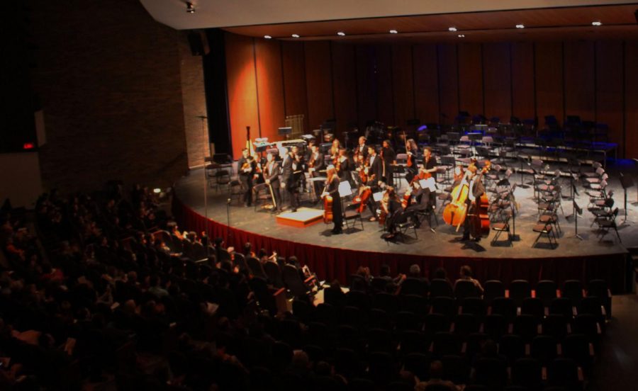 The Chamber Orchestra played a song called “West Side Story Overture” by Leonard Bernstein.
