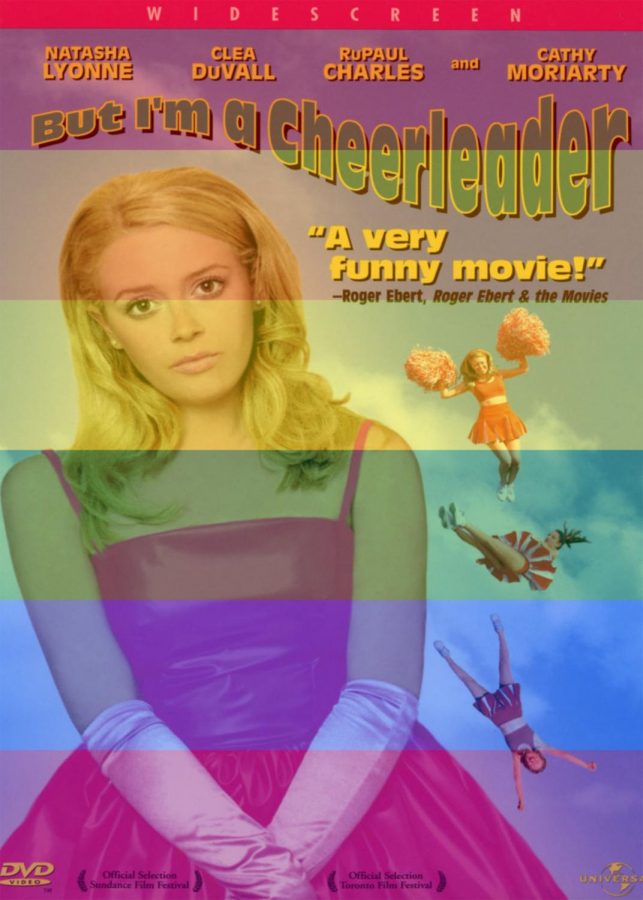"But I'm a Cheerleader" is a more friendly and overall softer portrayal of lesbians, but still falls prey to sad and sexy stereotypes of lesbians. 
Movie Poster by Ignite Entertainment