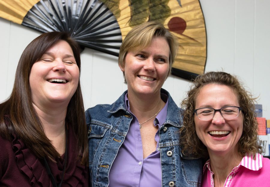 Mrs. Jennifer Lund, Ms. Amy Belstra and Mrs. Michelle Jones are in charge of all things college- and career-related at LHS. Despite working on their own responsibilities, such as scheduling visits with college representatives, meeting with students and sending transcripts to colleges, the three work as a team to make sure every LHS student is prepared for their future, whatever path that may be.