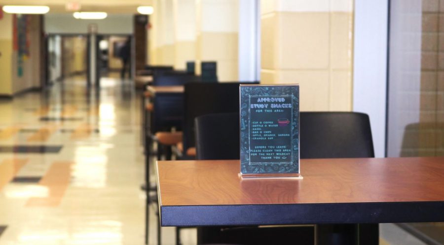 A rest stop for students outside the library and the A-F LST has been installed, where students are able to sit, study, eat and drink during their free periods. This seating opens up more opportunities for students who would like to work on homework or study during lunch periods.  