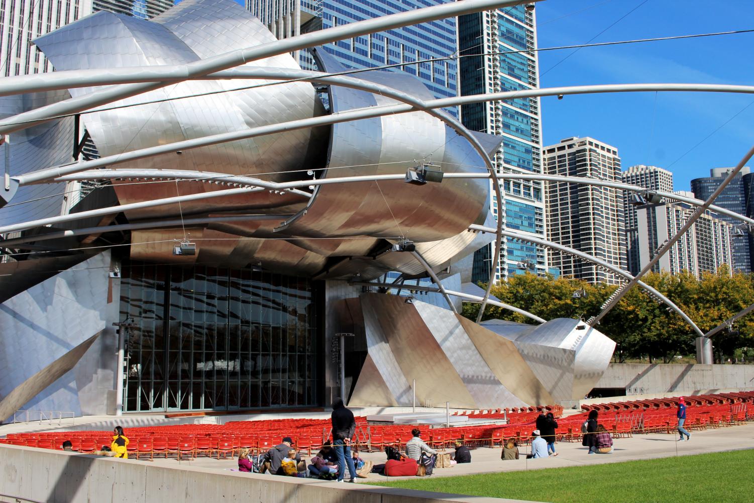 It's good to know where you are when going to a big festival in order to be knowledgeable of where the security is and what to do in case you find yourself in a dangerous situation. The Millennium Park stage hosts many big festivals each year, including the Chicago Blues Festival.