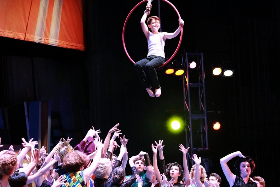 For the show, theater kids from around Libertyville auditioned for the role of Catherine’s son, Theo; 11-year-old Billy Sims from Oak Grove Middle School was casted. Theo and Catherine influenced Pippin’s decision to choose family and love as his life’s fulfillment. At the end, Theo decides it’s his turn to find his life’s purpose.