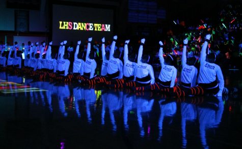 LHS Hosts a Turnabout Blacklight Pep Rally