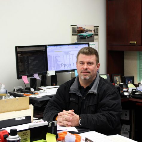 The Assistant Director for Building and Grounds at LHS, Mr. Chris Stancil,takes pride in his work and believes in team effort. Mr. Stancil wakes up early to take care of his son and dogs before driving to work from North Chicago.