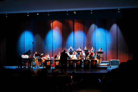 Opening the concert with a bang, the Jazz Lab Band took the stage and performed five different tunes.