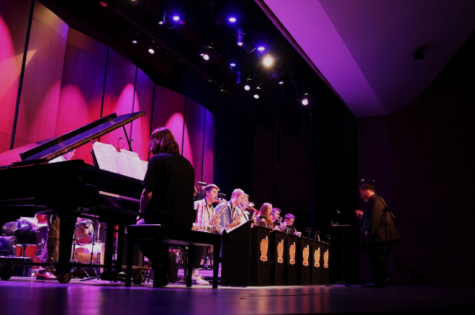 The Jazz Lab Band is conducted by Mr. Dave Ness, who also teaches guitar classes at LHS.