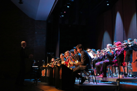 The second group to play was the Jazz Ensemble, which is conducted by Mr. Matt Karnstedt and is the more advanced of the two bands.