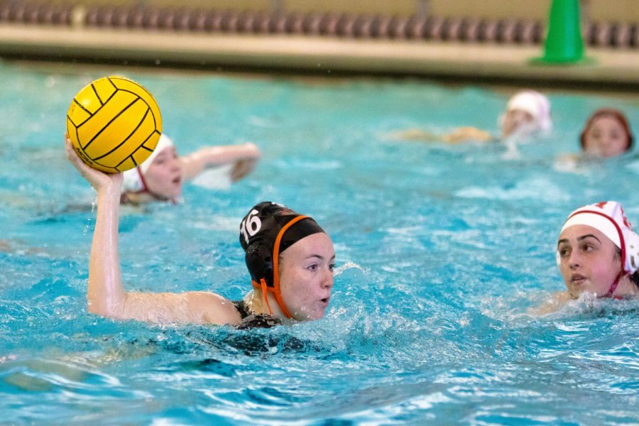 With an open look on goal, Kate Speer shoots the ball to increase the Wildcats’ lead over Deerfield in the first quarter.
