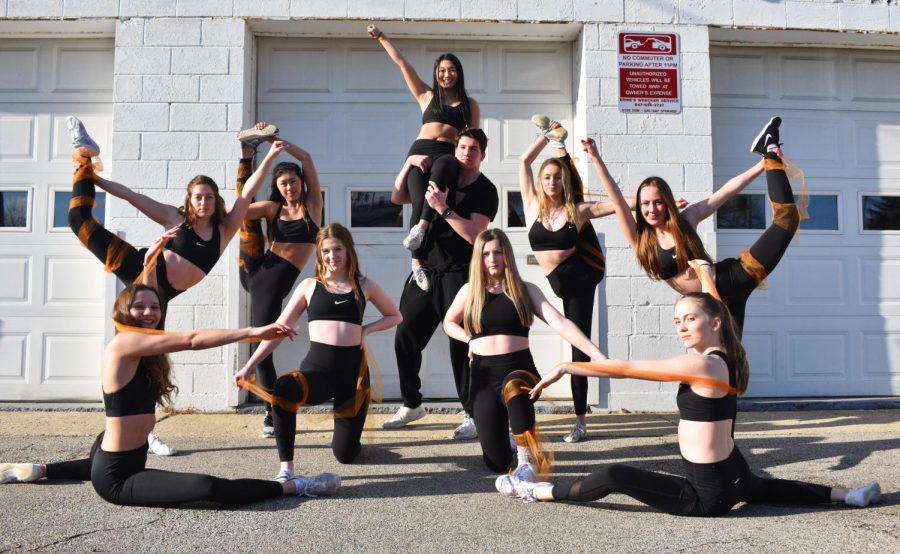 To enhance their strength and flexibility, the LHS cheerleaders are required to attend tumbling classes once a week as well as practice daily on hard mats; as they explained, this not only improves their performance but also better prepares them for their competitions.