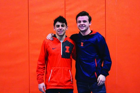 Junior Danny Pucino and senior Michael Gunther have been wrestling together ever since they were five-years-old. These seasoned athletes will continue their sports careers together wrestling for the Division I team at University of Illinois at Urbana Champaign.
