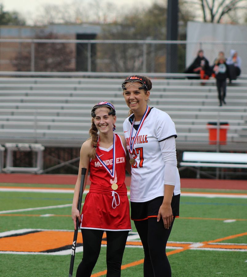 Libertyville girls lacrosse defeats Mundelein in last home game
