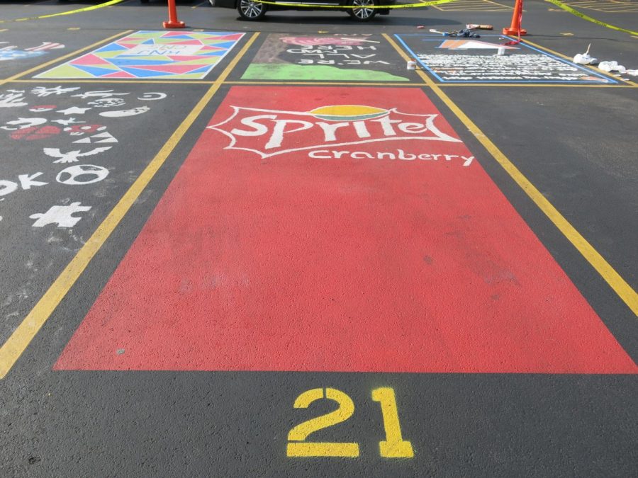 Partly because they love the drink and partly because it’s a meme, trio Aiden Bare, Thomas Wanda and Charlie Herbert decided to immortalize Sprite Cranberry with their parking spot.