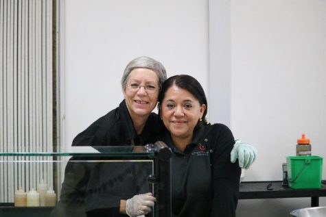 Ms. Deborah (Left) and Ms. Libia (Right) put in tremendous work everyday to ensure the students’ satisfaction during lunch. They work in Sandwich Central where they take specific orders and create their masterpieces, including one of the student favorites: the buffalo chicken wrap.