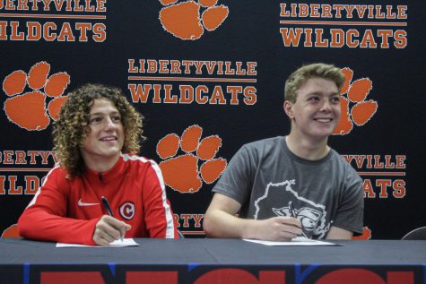 Mickey Reilly commits to Carthage College, alongside Hunter Lynch, who committed to Carroll College, both for soccer. 