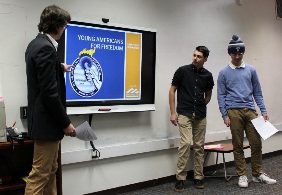 The YAF club’s first meeting was on Wednesday, Dec. 11.  The club welcomes students with a variety of beliefs to debate political issues.