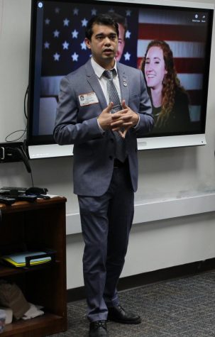 Rob Corn, a chairman of the College of Lake County’s YAF organization, was a guest speaker at the first meeting. LHS’s YAF club plans to host other speakers at their upcoming meetings.
